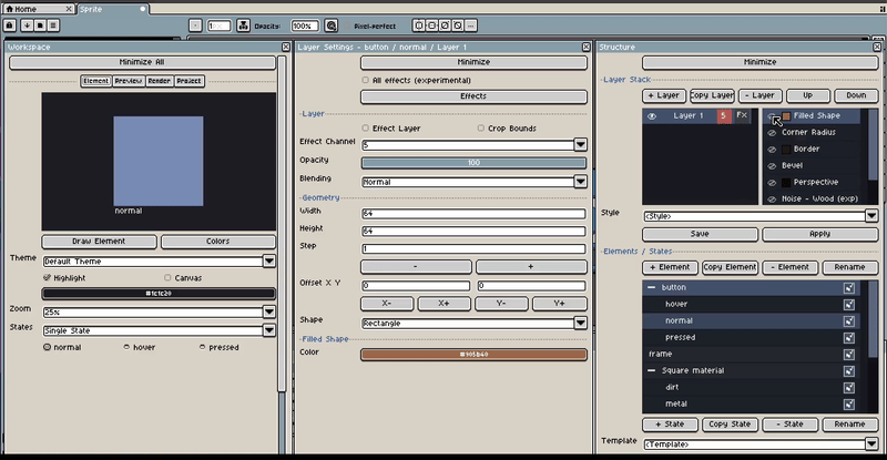 Generate materials
